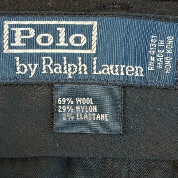 Polo by Ralph Lauren Wool Blue Dress Pants Size 36L - Picture 8 of 8